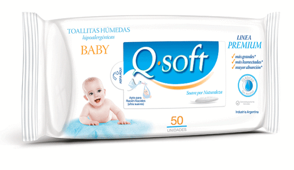 836 Q-soft Baby 16x50u Clasica C/etiq
