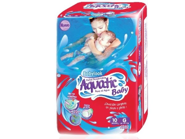 Babylook Aquatic Baby Gde 12x10u
