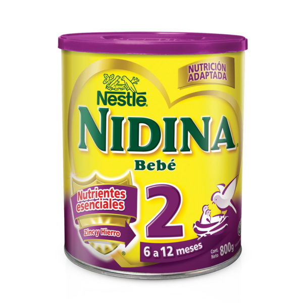Nidina 2 Formula Infantil 800 Grs. N1