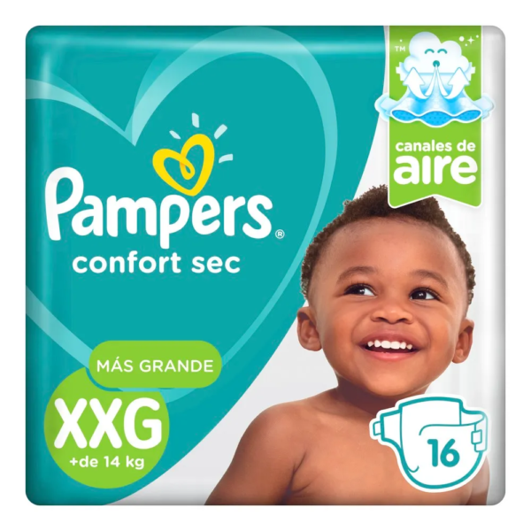 80314579 / 80316170 Pampers Confort Sec Xxg 16padsx08