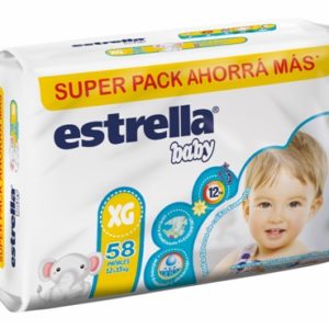 Estrella Pañal Super Pack Xg -2x68
