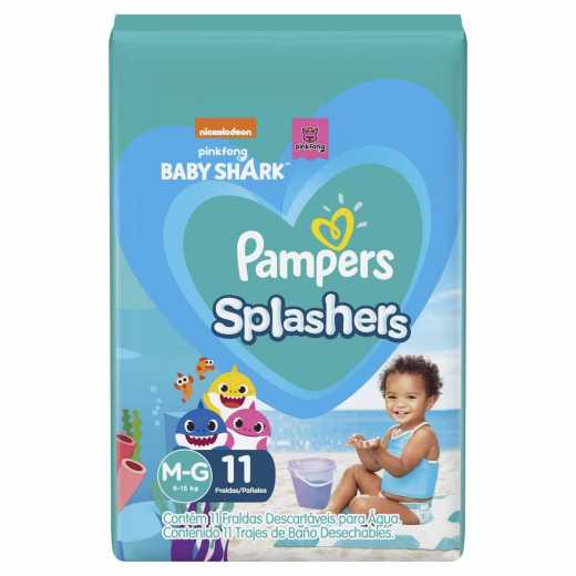 Pampers Splashers - Talle M - 11 Pañales