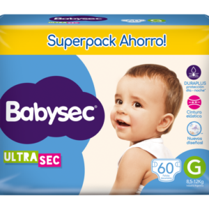 Pl Babysec Ultrasec Jumbo Pack G 60x3