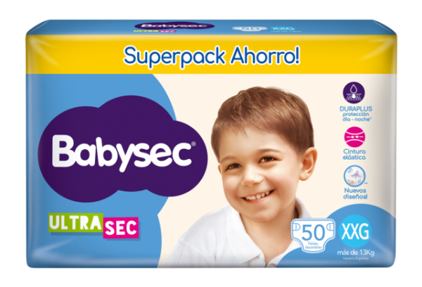 Pl Babysec Ultrasec Jumbo Pack Xxg 50x4
