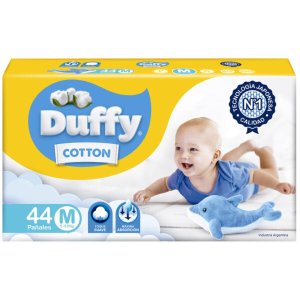 Pañal Bebe Duffy Cotton M X 44 Un.