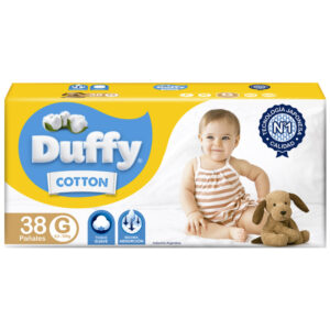 Pañal Bebe Duffy Cotton G X 38 Un.