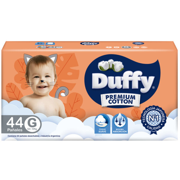 Pañal Bebe Duffy Premium G X 44 Un.