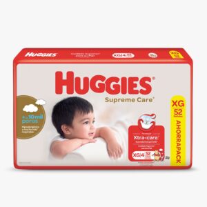Pañales Huggies Supreme Care Xgx52