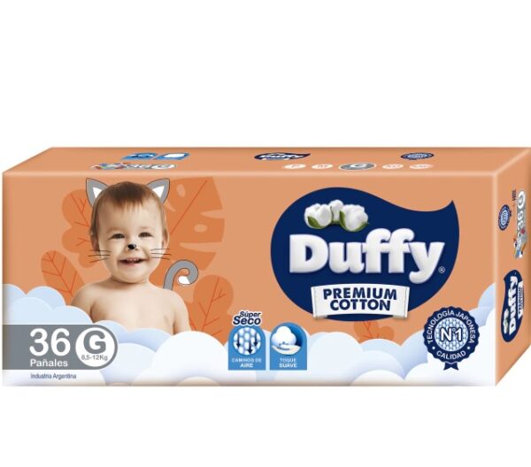Pañal Bebe Duffy Premium G X 36 Un.