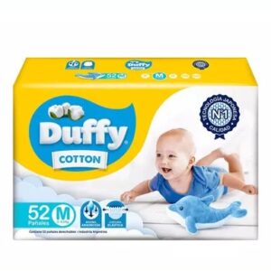 Pañal Bebe Duffy Cotton M X 52 Un.
