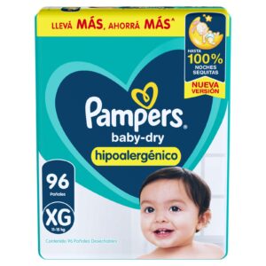 80748930 Pampers Babydry Xgd 96 X 2