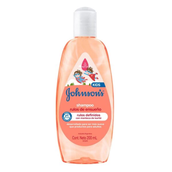 571927 J&j Shampoo Para Niños Johnson´s Rulos De Ensueño X 200 Ml.