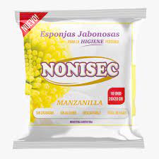 Nonisec Esponja Jabonosa Con Manzanilla Medida(20x20cm)x10unid