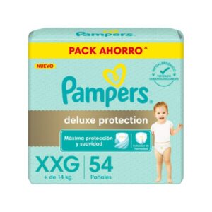 Pampers Deluxe Prot Xxg 54 X 2