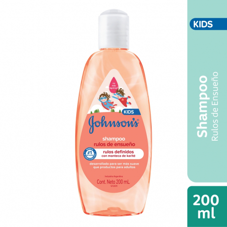 574442 Shampoo Para Niños Johnson S Rulos De Ensueño X 200 Ml.