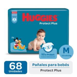 Pañal Huggies Protect Plus M X68 2023