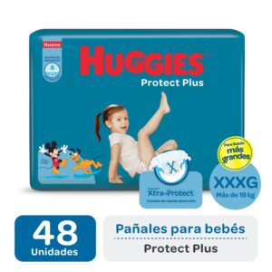 Pañal Huggies Protect Plus Xxxg X48 2023